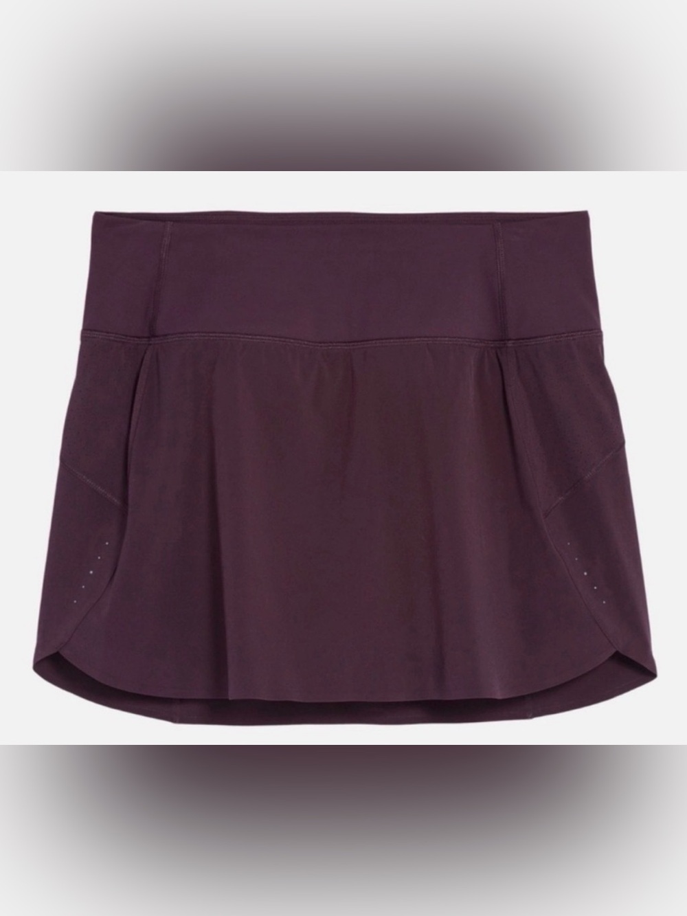 Athleta Run with It Athletic Skort size small plum color
